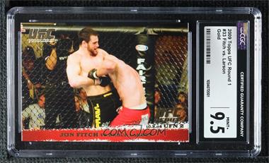 2009 Topps UFC Round 1 - [Base] - Gold #33 - Jon Fitch vs Brock Larson [CGC 9.5 Mint+]