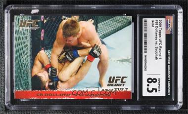 2009 Topps UFC Round 1 - [Base] - Gold #88 - CB Dollaway vs Amir Sadollah [CGC 8.5 NM/Mint+]