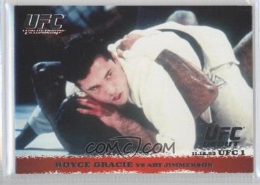 2009 Topps UFC Round 1 - [Base] - Silver #1 - Royce Gracie vs Art Jimmerson /288