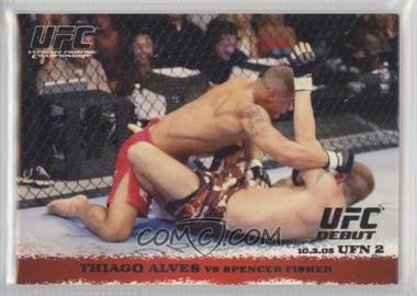 2009 Topps UFC Round 1 - [Base] - Silver #37 - Thiago Alves vs Spencer Fisher /288