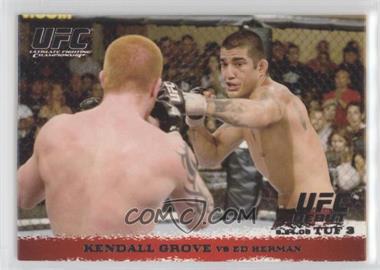 2009 Topps UFC Round 1 - [Base] - Silver #41 - Kendall Grove vs Ed Herman /288