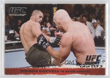 2009 Topps UFC Round 1 - [Base] - Silver #45 - Wilson Gouveia vs Keith Jardine /288