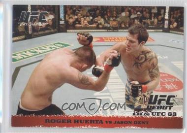 2009 Topps UFC Round 1 - [Base] - Silver #51 - Roger Huerta vs Jason Dent /288