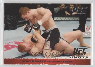 2009 Topps UFC Round 1 - [Base] - Silver #75 - Mac Danzig vs Tommy Speer /288