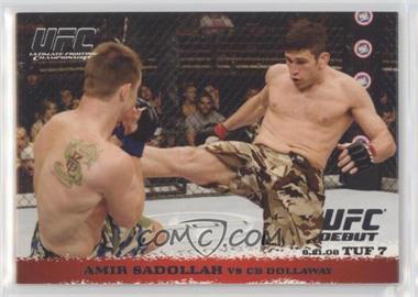 2009 Topps UFC Round 1 - [Base] - Silver #87 - Amir Sadollah vs CB Dollaway /288