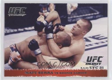2009 Topps UFC Round 1 - [Base] #11 - Matt Serra vs Shonie Carter