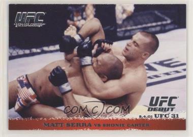 2009 Topps UFC Round 1 - [Base] #11 - Matt Serra vs Shonie Carter