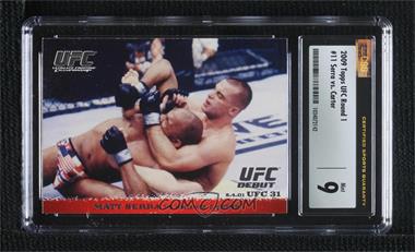 2009 Topps UFC Round 1 - [Base] #11 - Matt Serra vs Shonie Carter [CSG 9 Mint]