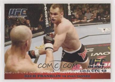 2009 Topps UFC Round 1 - [Base] #14 - Rich Franklin vs Evan Tanner