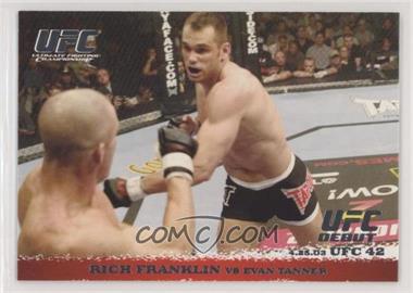 2009 Topps UFC Round 1 - [Base] #14 - Rich Franklin vs Evan Tanner