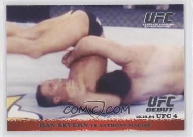 2009 Topps UFC Round 1 - [Base] #2 - Dan Severn vs Anthony Macias