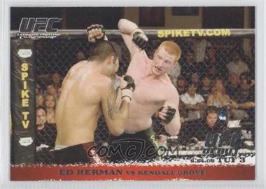2009 Topps UFC Round 1 - [Base] #44 - Ed Herman vs Kendall Grove