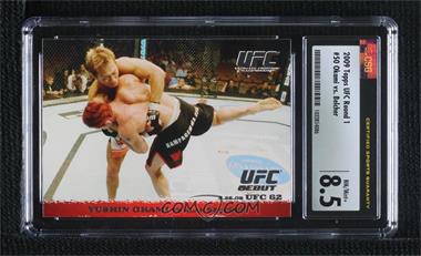 2009 Topps UFC Round 1 - [Base] #50 - Yushin Okami vs Alan Belcher [CSG 8.5 NM/Mint+]