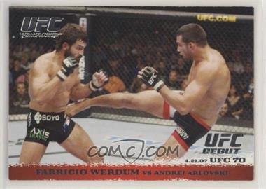 2009 Topps UFC Round 1 - [Base] #63 - Fabricio Werdum vs Andrei Arlovski [EX to NM]