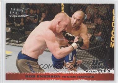 2009 Topps UFC Round 1 - [Base] #68 - Rob Emerson vs Gray Maynard