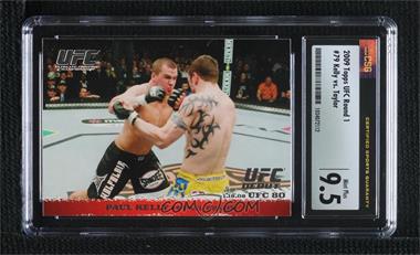 2009 Topps UFC Round 1 - [Base] #79 - Paul Kelly vs Paul Taylor [CSG 9.5 Mint Plus]