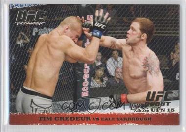 2009 Topps UFC Round 1 - [Base] #89 - Tim Credeur vs Cale Yarbrough