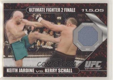 2009 Topps UFC Round 1 - Debut Mat Relics #DM-JS - Keith Jardine vs Kerry Schall
