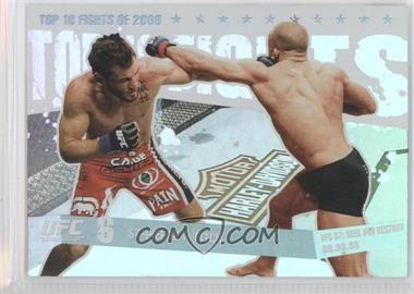 2009 Topps UFC Round 1 - Top 10 Fights of 2008 #TT 24 - St-Pierre vs Fitch