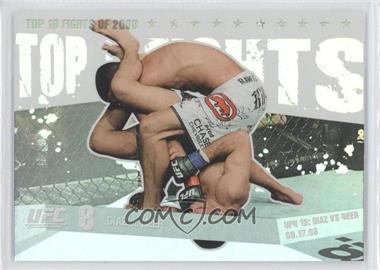 2009 Topps UFC Round 1 - Top 10 Fights of 2008 #TT 30 - Nate Diaz, Josh Neer