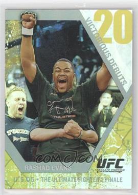 2009 Topps UFC Round 1 - Victorious Debuts #VD13 - Rashad Evans