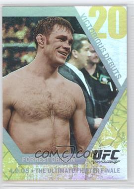2009 Topps UFC Round 1 - Victorious Debuts #VD6 - Forrest Griffin