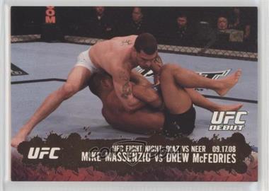 2009 Topps UFC Round 2 - [Base] - Bronze #103 - UFC Debut - Mike Massenzio vs Drew McFedries /88
