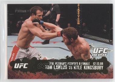 2009 Topps UFC Round 2 - [Base] - Gold #113 - UFC Debut - Tom Lawlor vs Kyle Kingsbury