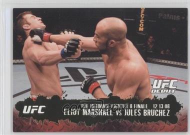 2009 Topps UFC Round 2 - [Base] - Gold #114 - UFC Debut - Eliot Marshall vs Jules Bruchez
