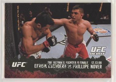 2009 Topps UFC Round 2 - [Base] - Gold #117 - UFC Debut - Efrain Escudero vs Phillipe Nover