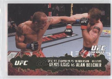 2009 Topps UFC Round 2 - [Base] - Gold #122 - UFC Debut - Denis Kang vs Alan Belcher