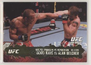 2009 Topps UFC Round 2 - [Base] - Gold #122 - UFC Debut - Denis Kang vs Alan Belcher