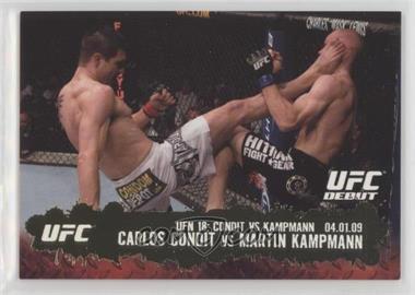 2009 Topps UFC Round 2 - [Base] - Gold #132 - UFC Debut - Carlos Condit vs Martin Kampmann