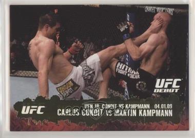 2009 Topps UFC Round 2 - [Base] - Gold #132 - UFC Debut - Carlos Condit vs Martin Kampmann