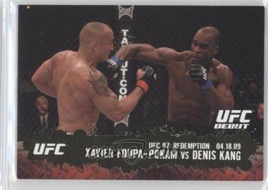 2009 Topps UFC Round 2 - [Base] - Gold #134 - UFC Debut - Xavier Foupa-Pokam vs Denis Kang