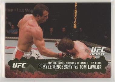 2009 Topps UFC Round 2 - [Base] - Gold #139 - UFC Debut - Kyle Kingsbury vs Tom Lawlor