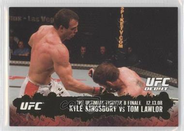 2009 Topps UFC Round 2 - [Base] - Gold #139 - UFC Debut - Kyle Kingsbury vs Tom Lawlor