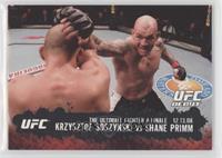 UFC Debut - Krzysztof Soszynski vs Shane Primm #/188