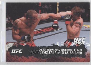 2009 Topps UFC Round 2 - [Base] - Silver #122 - UFC Debut - Denis Kang vs Alan Belcher /188