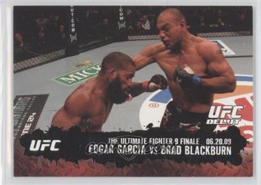 2009 Topps UFC Round 2 - [Base] - Silver #141 - UFC Debut - Edgar Garcia vs Brad Blackburn /188