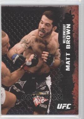 2009 Topps UFC Round 2 - [Base] - Silver #41 - Matt Brown /188