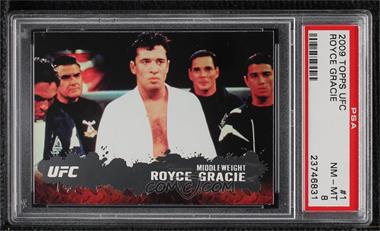 2009 Topps UFC Round 2 - [Base] #1 - Royce Gracie [PSA 8 NM‑MT]