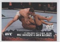 UFC Debut - Mike Massenzio vs Drew McFedries [COMC RCR Poor]