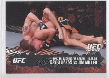 2009 Topps UFC Round 2 - [Base] #106 - UFC Debut - David Baron vs Jim Miller