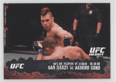 2009 Topps UFC Round 2 - [Base] #107 - UFC Debut - Dan Hardy vs Akihiro Gono