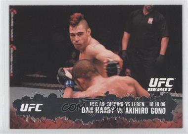 2009 Topps UFC Round 2 - [Base] #107 - UFC Debut - Dan Hardy vs Akihiro Gono