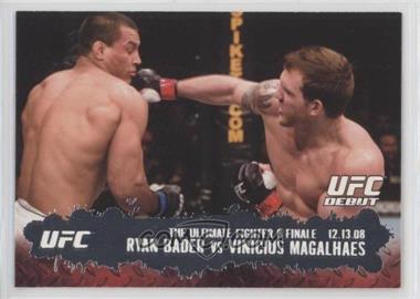 2009 Topps UFC Round 2 - [Base] #119 - UFC Debut - Ryan Bader vs Vinicius Magalhaes