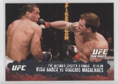 2009 Topps UFC Round 2 - [Base] #119 - UFC Debut - Ryan Bader vs Vinicius Magalhaes