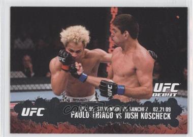 2009 Topps UFC Round 2 - [Base] #129 - UFC Debut - Paulo Thiago vs Josh Koscheck