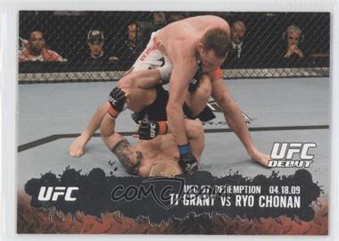 2009 Topps UFC Round 2 - [Base] #133 - UFC Debut - TJ Grant vs Ryo Chonan